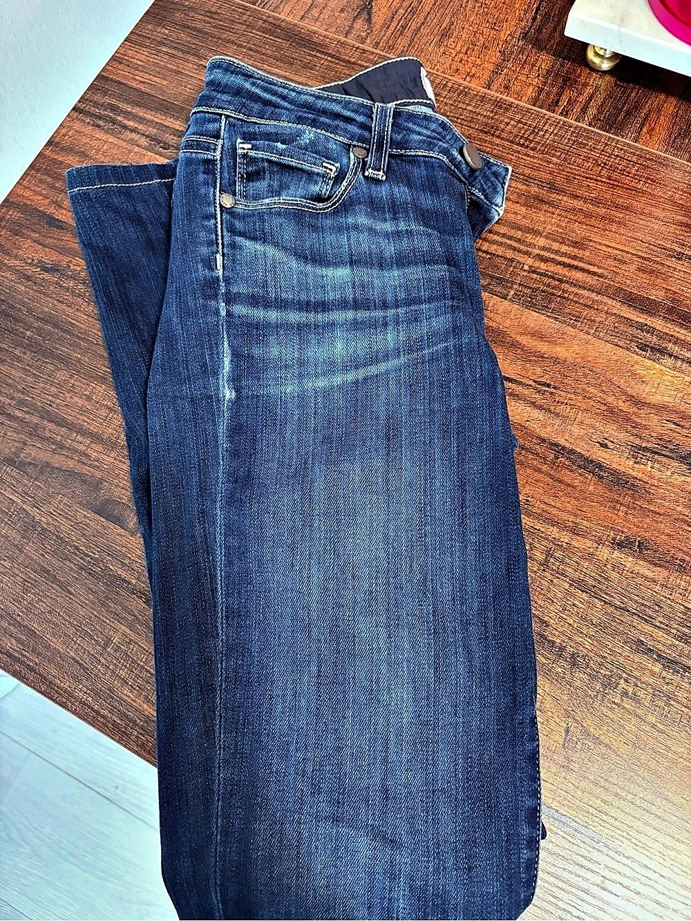 Paige Skinny Jeans Blue Waist 25